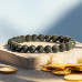 Raw Pyrite Bracelet | Certificate of Authenticity | Attracts Money and Boost Confidence | Astrology Bracelet for Men and Women | Beautifully Crafted with Healing Crystals